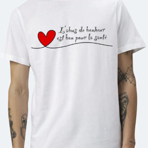 abus de bonheur blanc artishirt