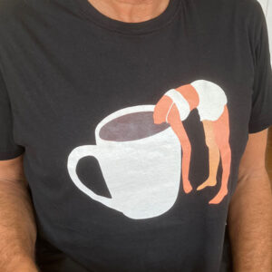 coffee addict noir artishirt